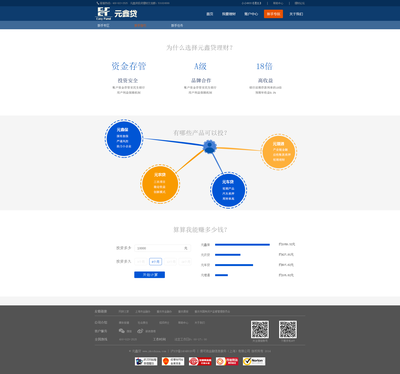 金融網站web界面設計
